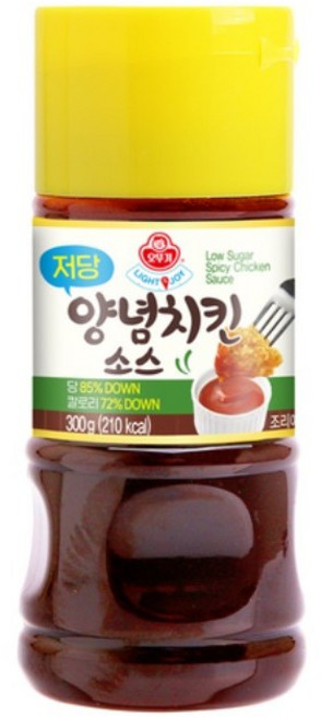 오뚜기 Low Sugar 양념치킨소스, 1개, 300g