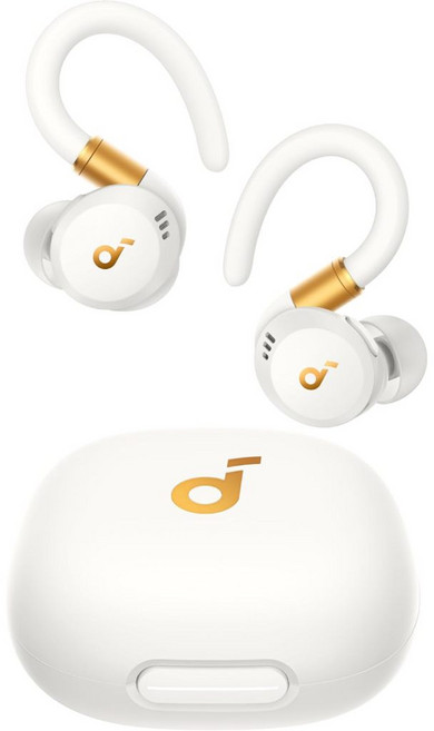 Anker Soundcore Sport X20 主動降噪運動型真無線耳機 榮獲2025紅點iF雙料設計大獎, 白色