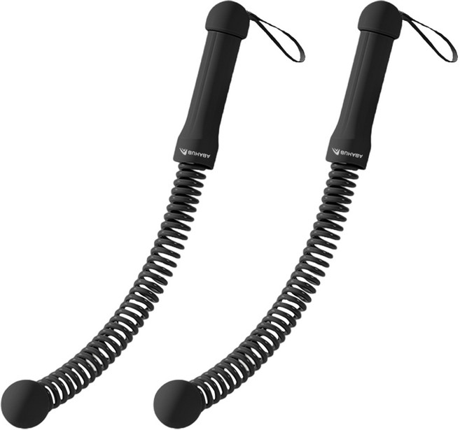 ABAHUB 무선 배틀로프 HOMET 홈트레이닝 소음방지 전신운동기구, 블랙