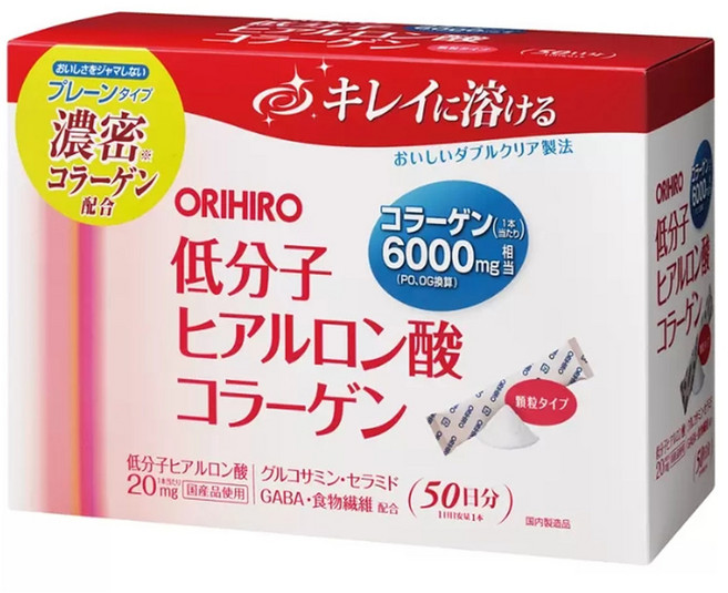 일본 오리히로 히알루론산 콜라겐 영양제 스틱 6000mg, 1개