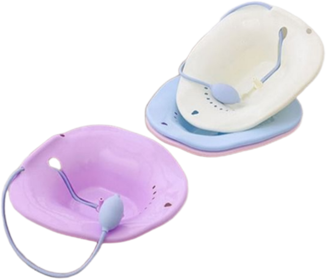 케이씨 가정용 좌욕기 블루 약국 의료용 치핵 치질 임산부 아기 좌욕, 에어펌프형, 1개