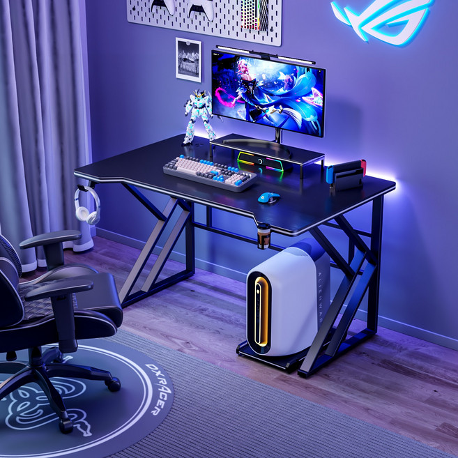 투에스리빙 다용도 컴퓨터 게이밍 책상, 블랙A