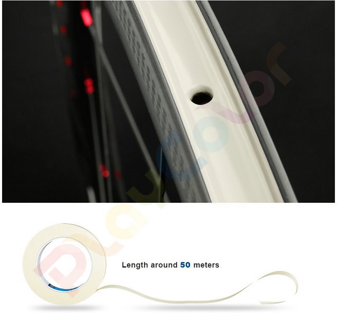 PCB 無內胎 內襯 膠帶 大份量 21 23 25 27 29mm 襯帶 密封胎墊 TUBELESS【DM-04】, 1個, 白色(29)