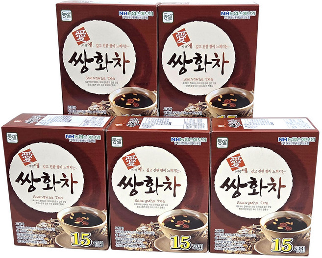 동일 (애) 쌍화차 스틱 225g, 15g, 5개, 15개입