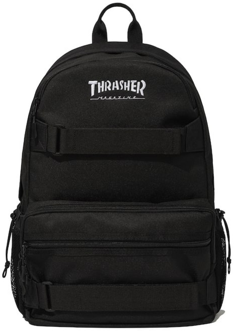 THRASHER 매거진 유틸리티 백팩 블랙