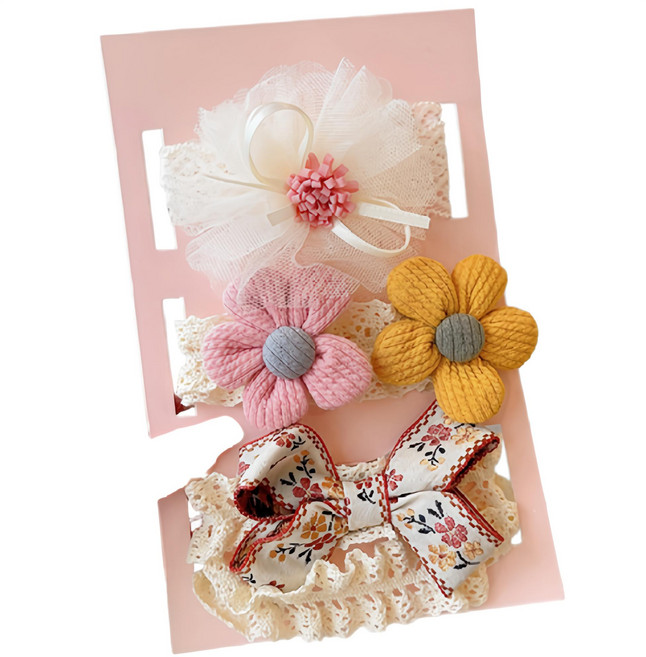 0-3歲嬰兒髮帶 蝴蝶結頭花髮飾