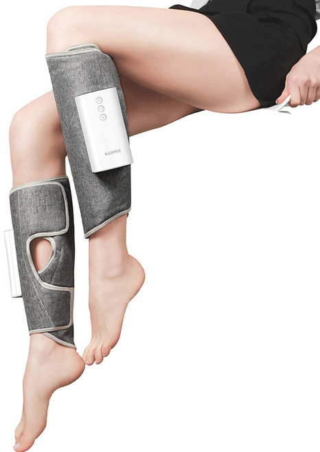 샤오미 KEEPFIT 무선 온열 공기압 다리 마사지기 종아리 안마기 KPF leg-05, 그레이 1세트