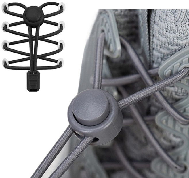 클립 신발끈 운동화 단화 등산화 끈풀림방지 매듭없는 KK189