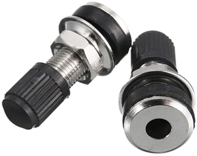 오토바이 에어밸브 알루미늄 구찌 일자형, 1개