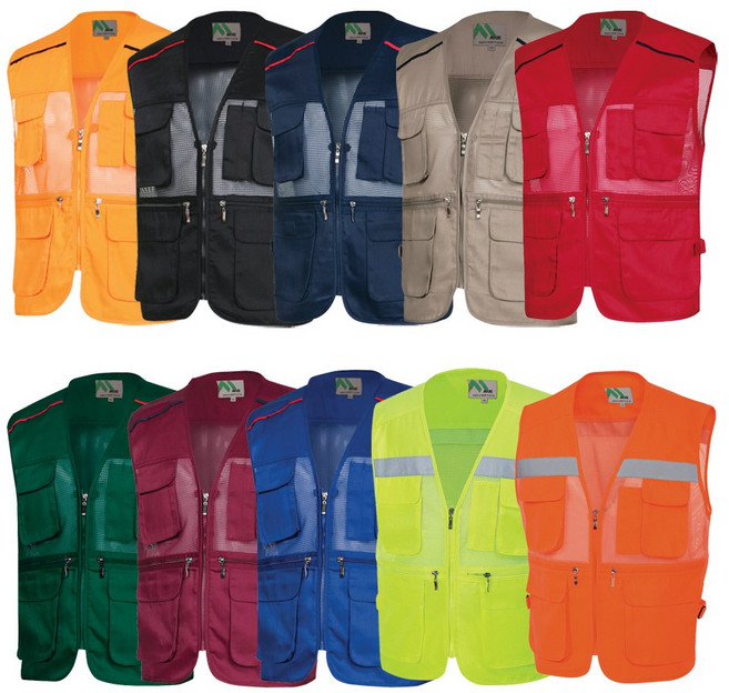 [TBUC] MK-183 작업조끼 망사조끼 안전조끼 신호수조끼 아이스조끼 얼음조끼 조끼 여름조끼 작업복, MK-185(빨강)