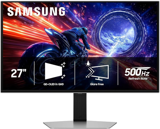27 u201D 오디세이 OLED G6 G60SF QD-OLED 게이밍 모니터 500Hz 주사율 0 03ms GtG 응답 시간 지싱크 호환 VESA 디스플레이 HDR 트루블