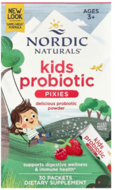 노르딕 어린이 30억 유산균 가루 픽시 믹스 베리맛 30팩 각1g 만3세이상, 노르딕 내추럴스 자녀용 프로바이오틱 픽시 만 믹스 베리, 1개 - 쿠팡