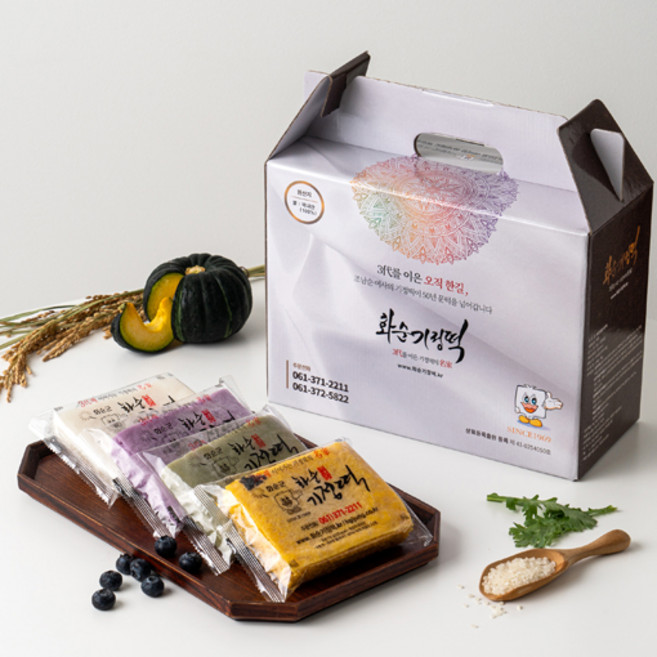 화순기정떡 사색기정떡(개별포장), 1.7kg, 1개