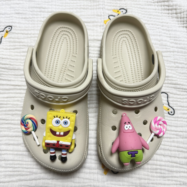 치지 보글보글 스펀지밥 뚱이 신발꾸미기 세트