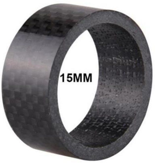 자전거 프론트 포크 볼 세트 와셔 MTB 풀 블랙 스페이서 키트 사이클링 3K 핸들바 손목 패드 링 액세서, 1개