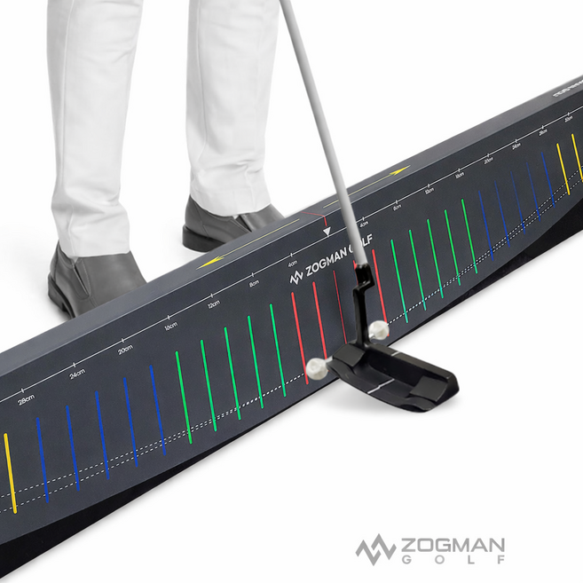 조그만 골프 패스 트레이너 퍼터 퍼팅 연습기 실내 퍼트 스트로크 연습 용품 골프퍼팅기, 블랙, 1개