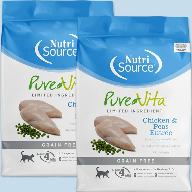 퓨어비타 캣 그레인프리 사료 치킨, 닭, 1.8kg, 2개