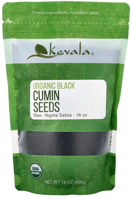 Kevala 유기농 블랙 커민 씨앗 생 씨앗 454g(16oz) 1팩, 1개, 454g - 쿠팡