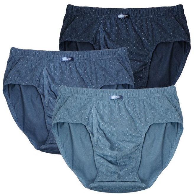 BYC 2299 순면 맥시 빅사이즈 브리프 삼각팬티 3종 남성용