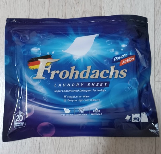 [알림받기 회원전용] 총 500매 프로닥스 고농축 더블액션 세제 시트세제 20매 25팩 /일반세탁기 드럼세탁기 공용, 프로닥스 시트세제 20매x25팩(총 500매)