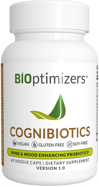 바이옵티마이저 BiOptimizers Cognibiotics Probiotic 프로바이오틱 유산균 60캡슐, 1개, 60정 - 쿠팡