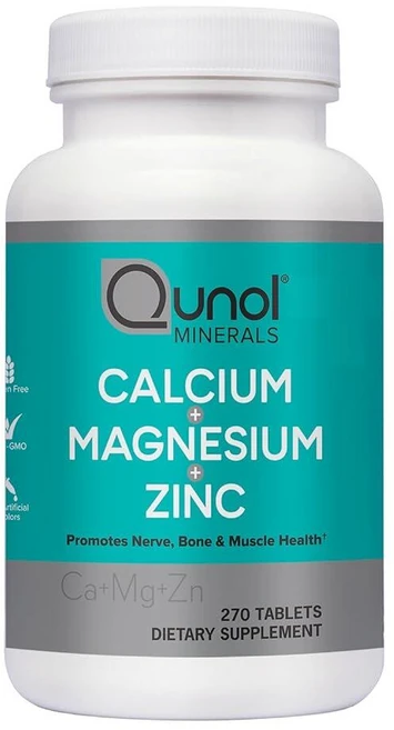 큐놀 칼슘 마그네슘 아연 태블릿 270정, 1개 - 쿠팡