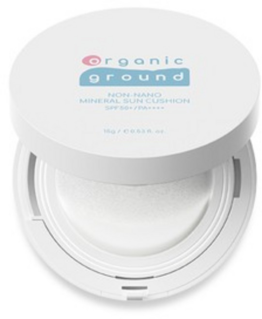 오가닉그라운드 논나노 미네랄 선쿠션, 1개, 15g