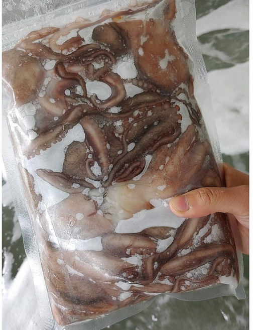 국내산 급냉문어 내장손질후 6-8마리1kg
