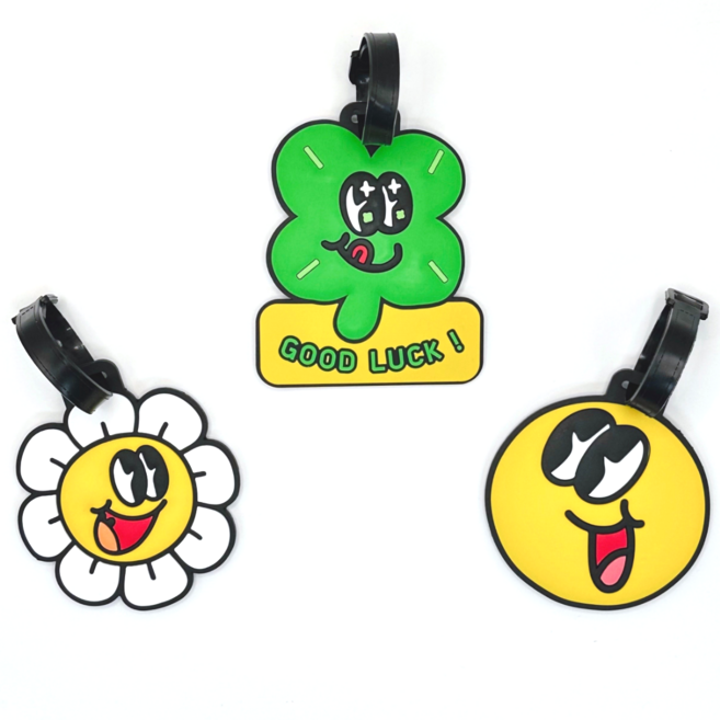 여행용 실리콘 러기지택 3종세트