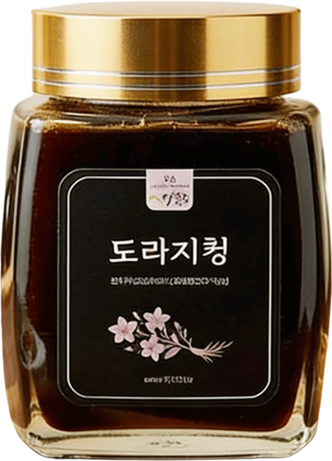 약초인 국내산 도라지청 500g 순수 천연도라지, 1개
