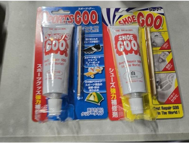 SHOE GOO 슈구 스포츠구 투명 화이트 보수제 2종 세트 100g 일본제