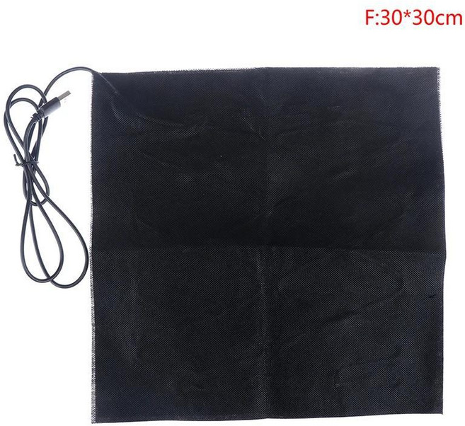 USB 빠른 가열 탄소 섬유 보온 패드 난방 패드 안전한 휴대용 난방 따뜻한 패드 천 조끼 자켓 신발, 06 F, 한개옵션2