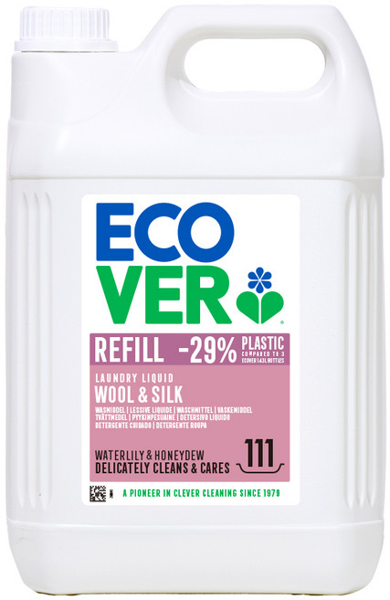 에코버 울 세탁 세제 수련 & 허니듀 본품, 5L, 1개