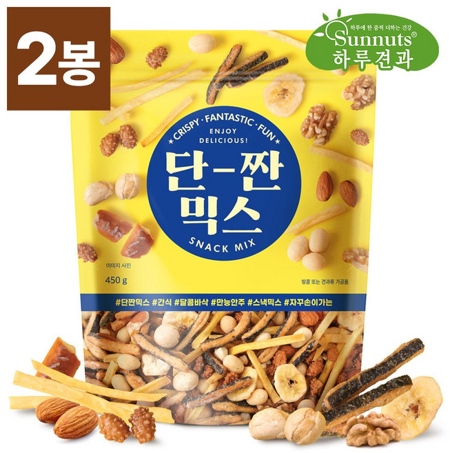 단짠믹스 스낵, 450g, 2개
