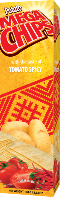 포테이토 메가칩스 토마토 스파이시맛 100g (7+1)개, 8개