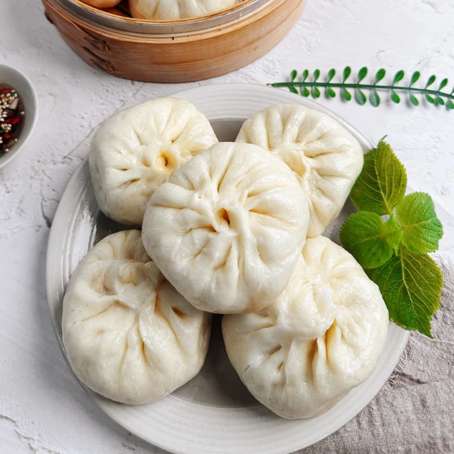 중국전통만두 수제 뽀즈 10개입 왕만두 빠오즈 /국내생산 돼지고기양배추만두, 1개, 1kg - 쿠팡