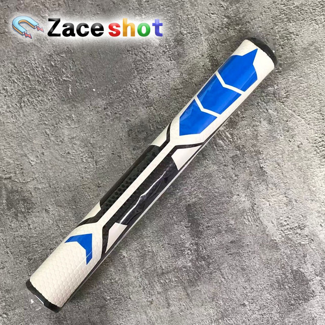 [제이스샷] 남여공용 퍼터그립 미끄럼방지 프리미엄, 1개, 흑백블루