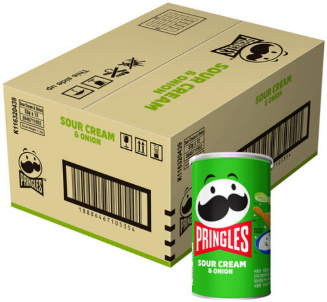 프링글스 사워크림어니언, 53g, 24세트