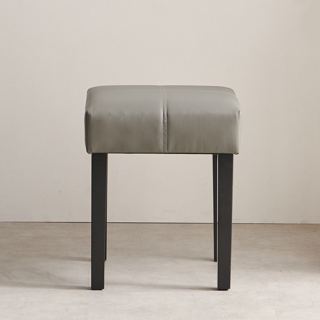 [마리베] 알로하 1인용 인테리어 다용도 벤치의자 (ZT_B1021_1), 그레이, 1개