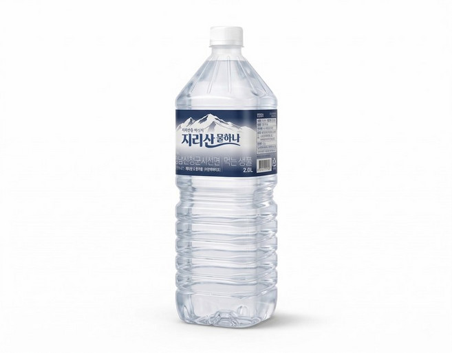 생수 지리산 물하나 2L X 24개 유라벨 무라벨 랜덤 발송