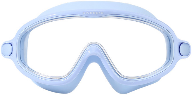 다이비프로 멀티컬러 어린이 물안경 수경 유아 키즈 스위밍 수영장 아동용 와이드 고글, 1개, 아이스캔디