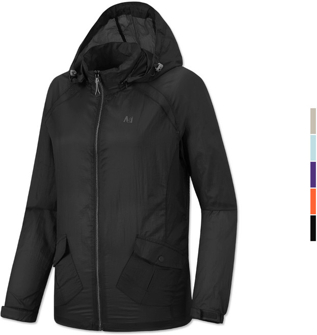 (끝장세일역마진특가) 더가볍고 더쾌적한 여성 초경량 홑겹 바람막이 후드 자켓 점퍼 MBJW217 (95~110)