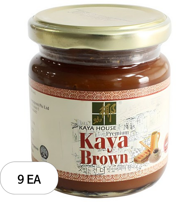 카야하우스 프리미엄 카야 브라운, 240g, 9개