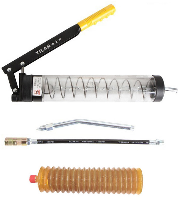 IST 카트리지용 투명 구리스건 YL-1676C+카트리지 400g, 1개