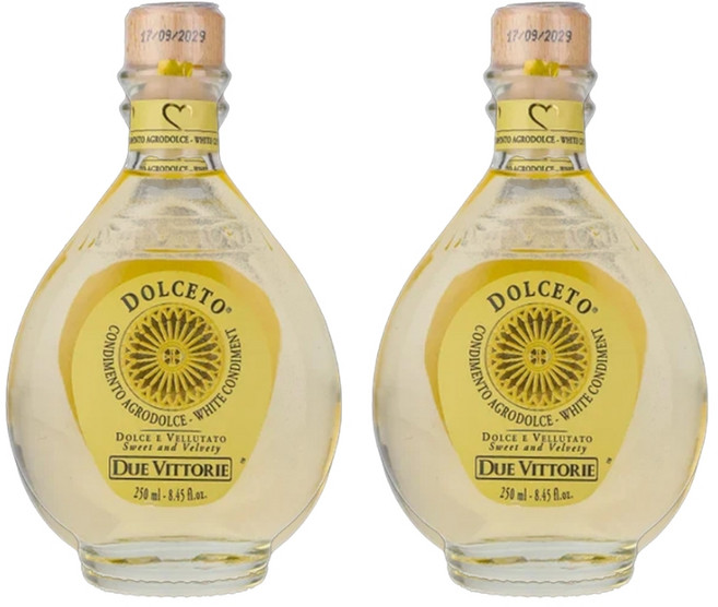 두에비토리에 돌체토 화이트 콘디멘토 발사믹 식초 화이트와인비네거, 2개, 250ml
