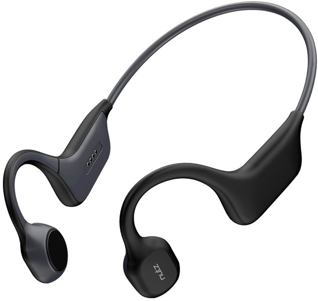 Nutz 프리미엄 골전도 블루투스 헤드셋, 블랙, N50