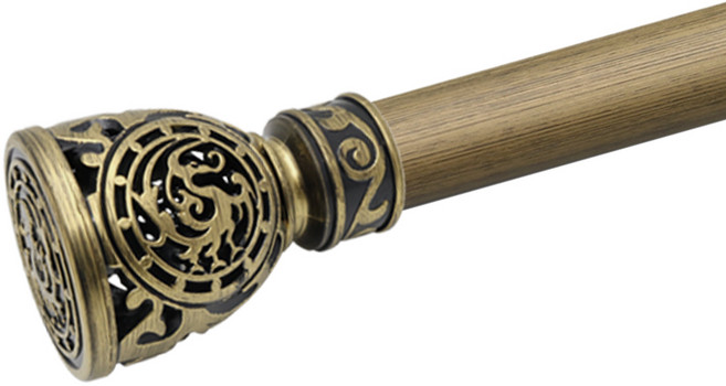 한국레일갤럭시 35mm 로얄 커튼봉 커텐봉, 골드