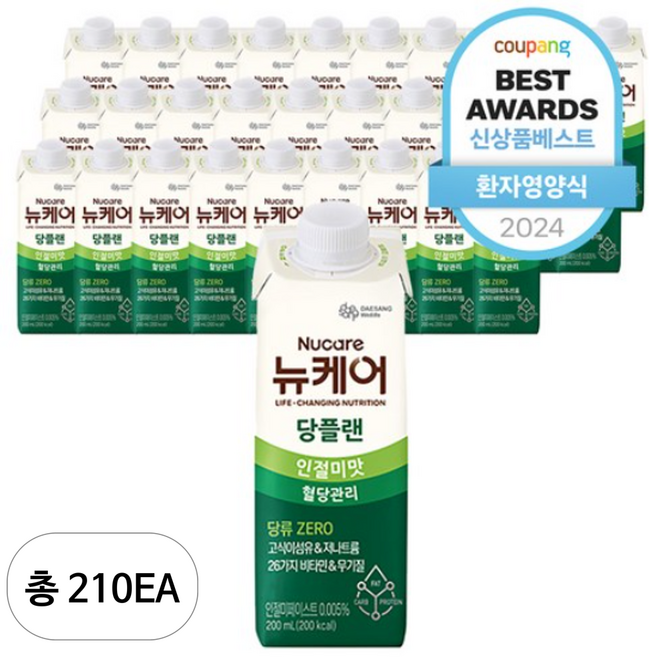 뉴케어 당플랜 인절미맛, 200ml, 210개