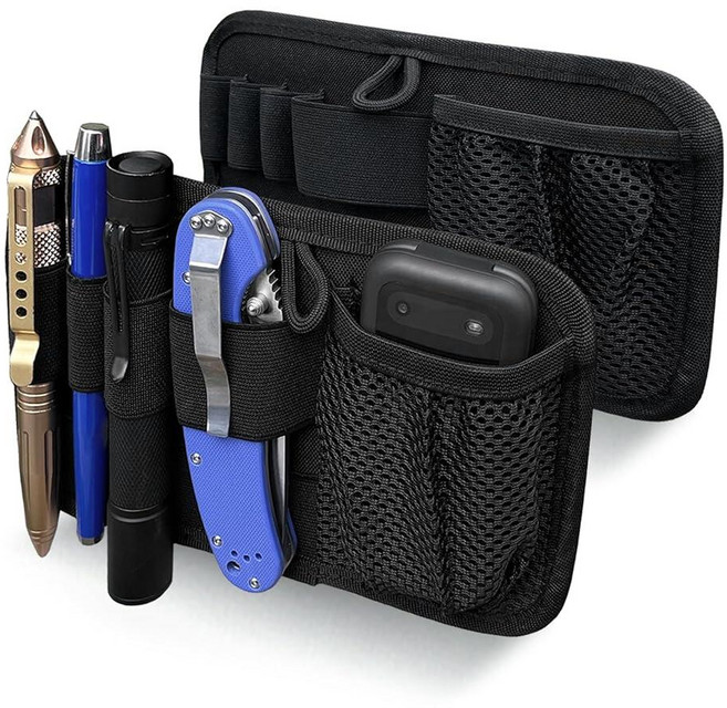 2팩 전술 패널 오거나이저 인서트 Molle 관리 후크 및 루프 패스너 기어 보관 유틸리티 액세서리 모듈식 팩 보드 백팩 체스트 리그 백용