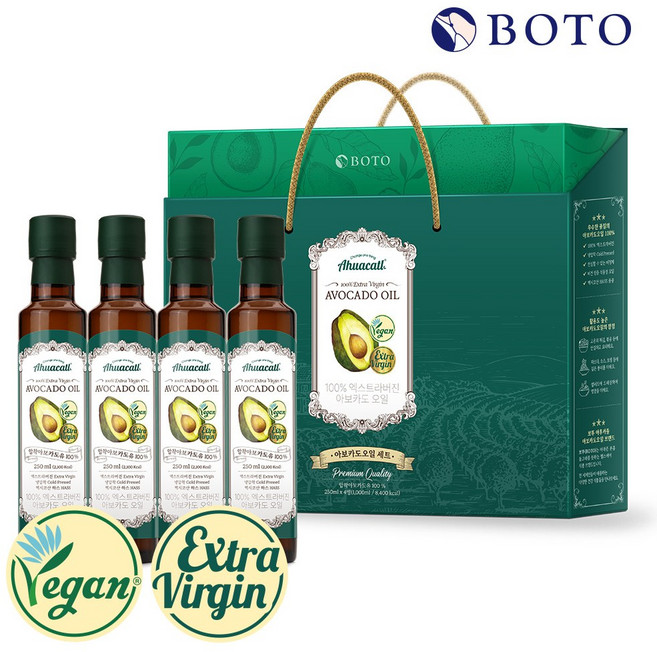 보뚜 아보카도오일, 250ml, 4개